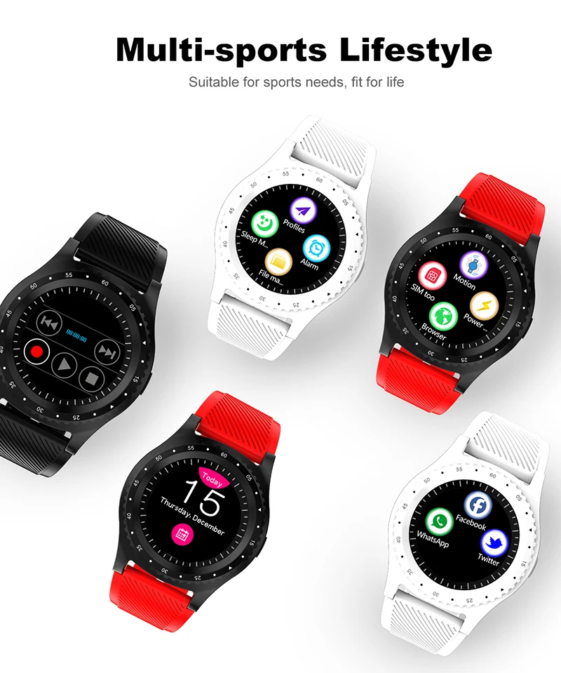 GEJIAN новые умные часы для мужчин и женщин с сенсорным экраном Bluetooth IP67 водонепроницаемые спортивные умные часы фитнес-монитор с поддержкой sim-карты