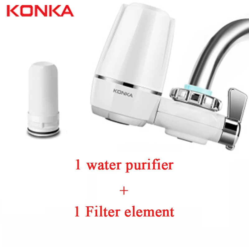 KONKA Mini purificador de agua очиститель воды домашний фильтр для воды бытовая система фильтров для воды - Цвет: Белый