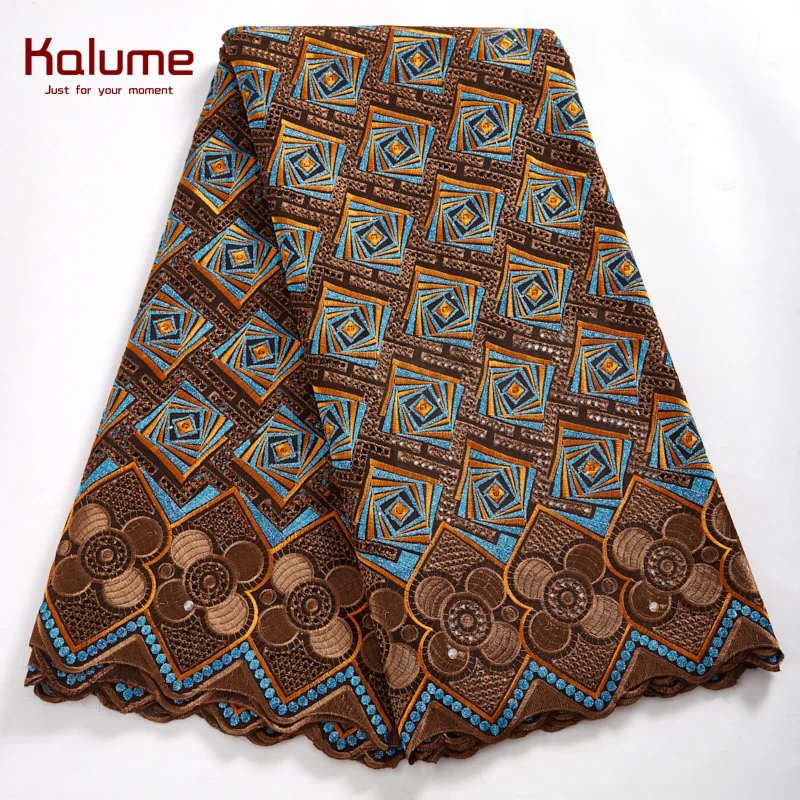 Tanio Kalume afrykański koronkowy materiał wysokiej jakości nigeryjski bawełniany koronkowy sklep