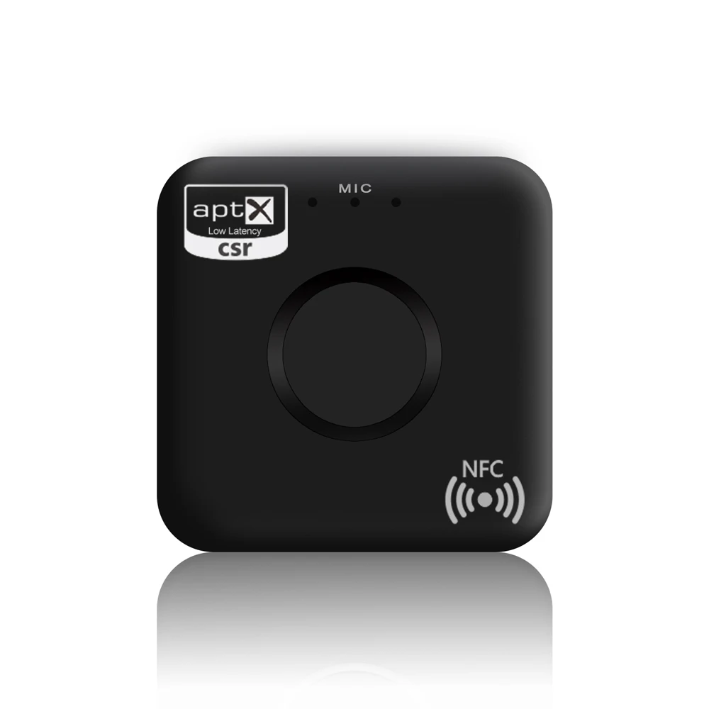 B7 плюс Bluetooth 4,2 приемник Беспроводной аудио приемник APT-X NFC CVC6.0 адаптер Встроенный микрофон двойной AUX out для динамик для наушников