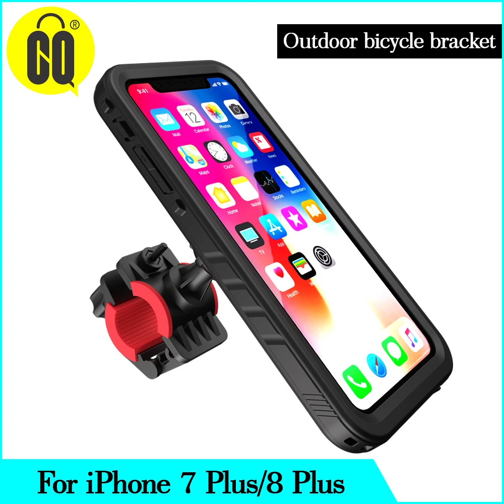 Для iPhone 7 P/8 P ударопрочный чехол сумка 360 RotateBike держатель для телефона мотоцикл, руль с держателем для GPS колыбели велосипедный телефон подставка крепление
