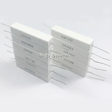 2 шт 5Ohm-200Ohm 20 Вт динамик делитель частоты аудио стерео кроссовер керамическое сопротивление цементный резистор