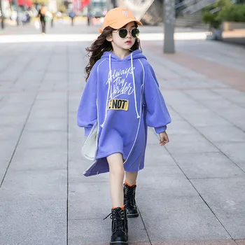 

kids girls clothes 2019 winter sweatshirt for children long sleeve top warm hoodie
