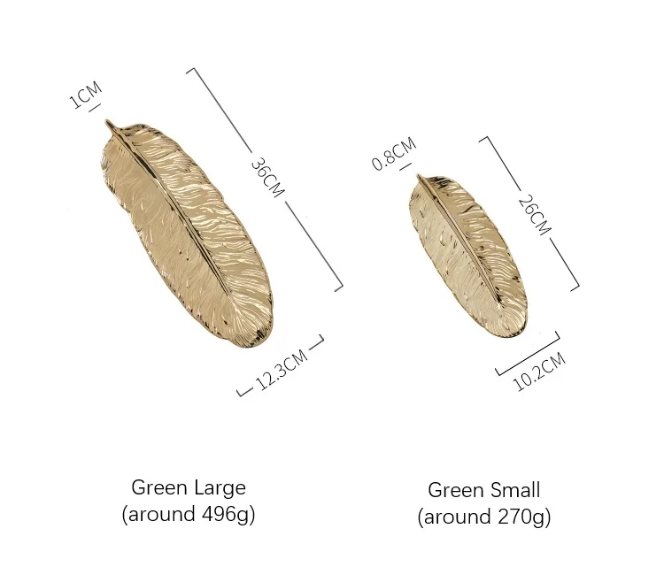 Ins стиль, светильник, роскошный стиль, золотой край, керамическая тарелка, креативный узор в виде пера, для хранения ювелирных изделий, тарелки, настольные украшения