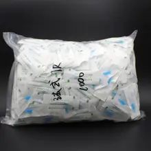 1000 шт стерилизованные 1RL/3RL Иглы для татуажа, Одноразовые Синие насадки, наконечники для перманентного макияжа, бровей, подводки для глаз, губ, машины