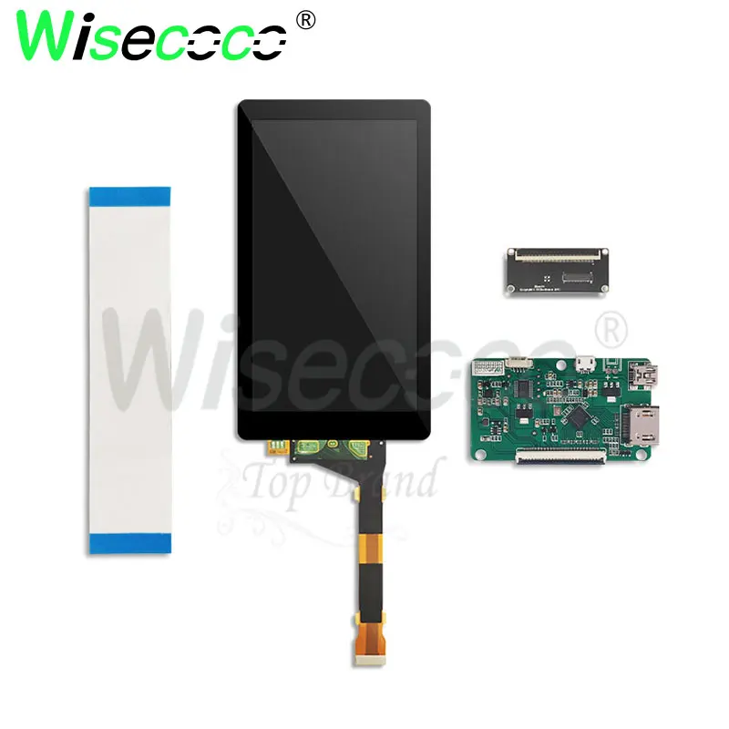 Wisecoco 5,5 дюймов 2k lcd без подсветки с HDMI MIPI драйвер платы для 3d принтера LS055R1SX04