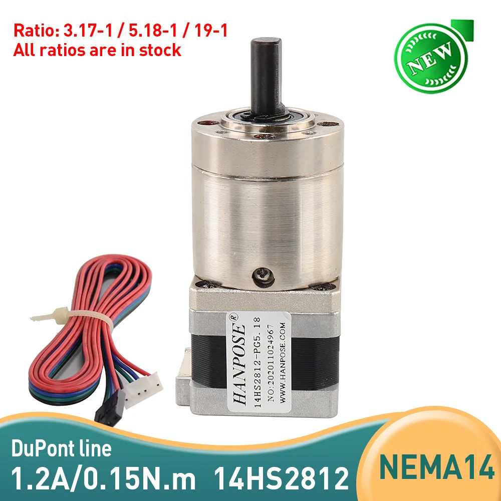 Бесплатная доставка 1 шт. шаговый двигатель Nema14 14HS2812-мотор PG Экструдер