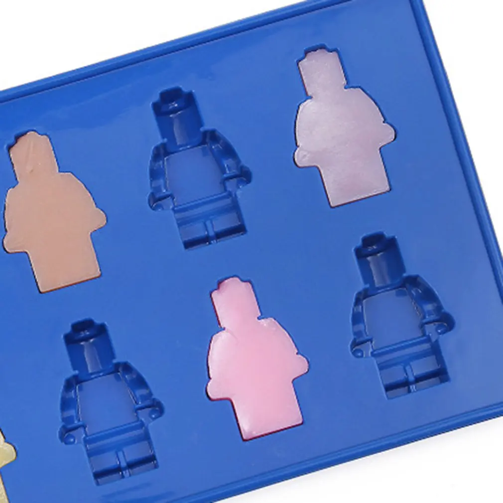 

Creative Robot Ice Mold 8 Grids Food Grade Silicone Ice Cube Tray DIY Ice Cream Maker Mould for Home Bar