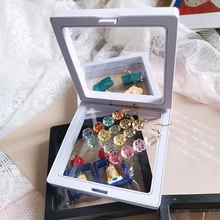 

Jewelry Organizer Clear Box 3D Floating Display Case Stands Holder For Pendant Necklace Bracelet Ring Coin Jewelry Pin Wholesale