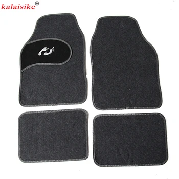 

kalaisike universal car floor mats for Ssangyong All Models kyron ActYon Korando Rexton car accessories car styling
