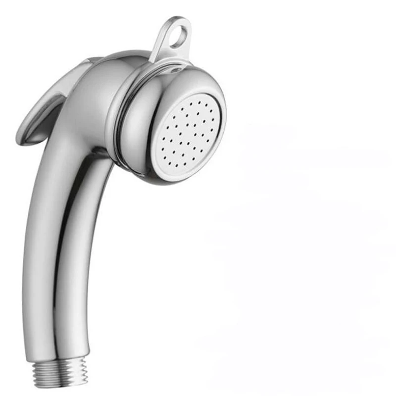 Handheld Shower Head High Pressure Chrome Setting with ON/OFF Pause Switch Water Saving Adjustable Luxury Spa Detachable