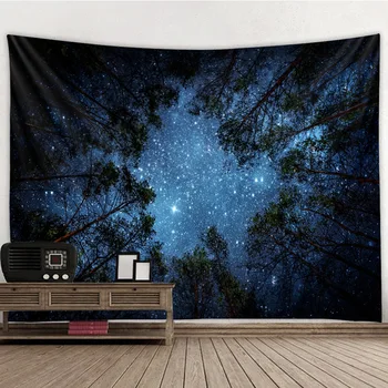 

Beach Towel DIY Customized 3D Digital Printing Tapestry Vast Starry Sky Tapestry Christmas Wall Hanging Bedroom Living Room