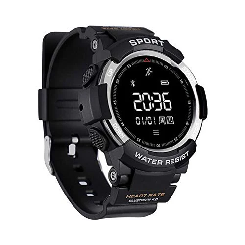 № 1 F6 Smartwatch IP68 Водонепроницаемый Bluetooth 4,0 динамический монитор сердечного ритма умные часы для Android Apple Smart Phone - Цвет: Серебристый
