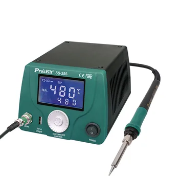 

Pro'skit 60W LCD Smart Temperature Control Soldering Station Adjustable Digital Display Soldering Iron Rework Stations