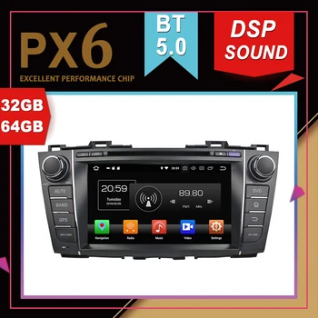 

PX6 Excellent Performance Android 9.0 2 Din Car Multimedia GPS For Mazda 5 Premacy 2009 2012 DSP Navigation Tape Recorder Radio