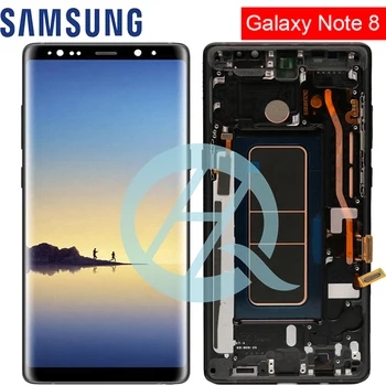

Original Note 8 LCD For Samsung Galaxy Note 8 LCD With Frame Super Amoled 6.3" N950F Display Touch Screen Digitizer Assembly