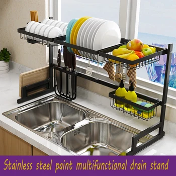 

Stainless steel kitchen rack, sink, dishwashing rack, kitchen utensils, storage rack, kitchen drain rack