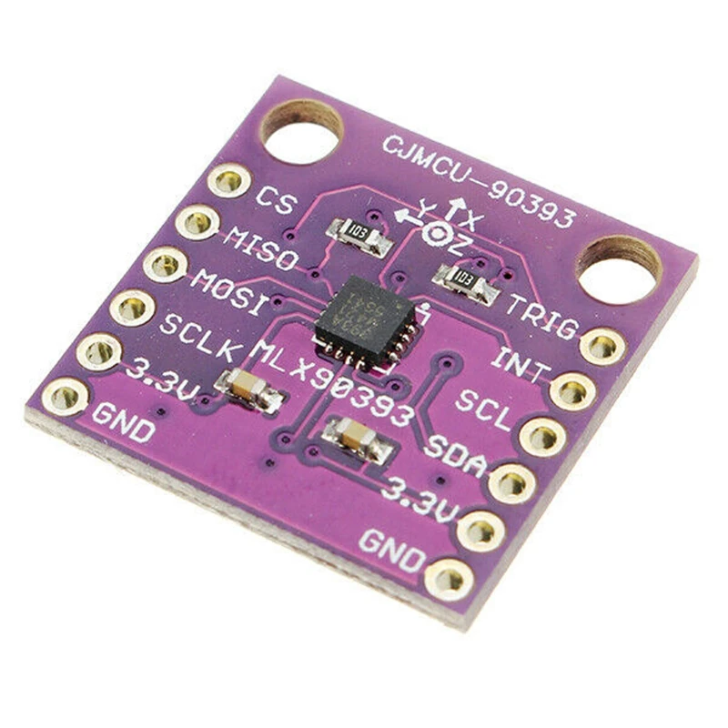 Cjmcu-90393 Mlx90393 Цифровой 3D Датчик Холла смещение угол поворота 3D положение