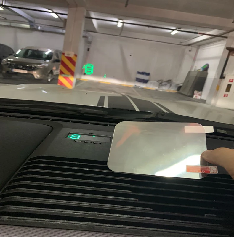 QHCP автомобильный HUD Безопасный диск дисплей Refkecting лобовое стекло дисплей экран проектор наклейка подходит для Ford Mustang