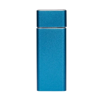 

USB 3.0 to M.2 SSD Enclosure NGFF Solid State Drive Aluminum Alloy SSD Case Portable U Disk Type HDD Enclosure Blue