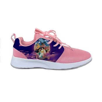 

Anime Aladdin Cartoon Fairy Tale Hot Lovely Kids Fashion Sport Running Shoes Breathable Lightweight Sneakers Gift Girls Children