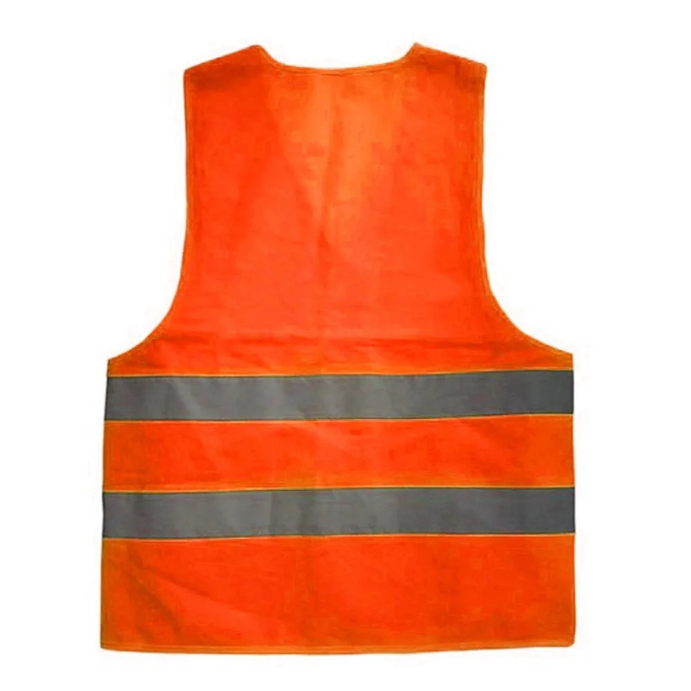 XL XXL XXXL reflective vest safety vest high visibility vest Fluorescent Vest Yellow Orange Color Outdoor Safety Clothing Running Ventilate Safe High Visibility