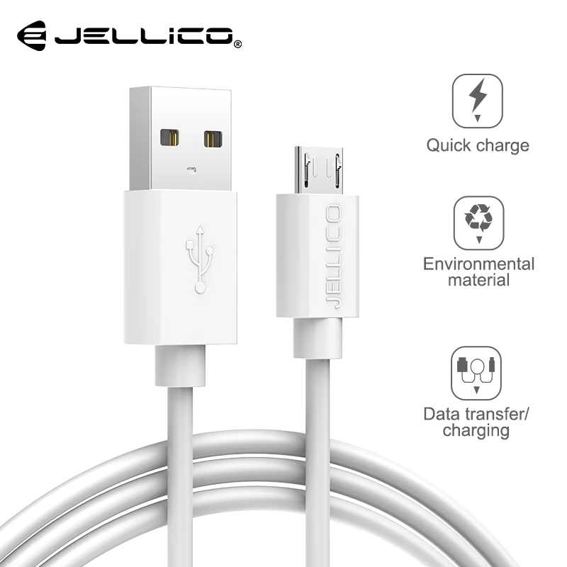 Кабель Jellico Micro USB для быстрой зарядки и передачи данных Xiaomi Android мобильный телефон