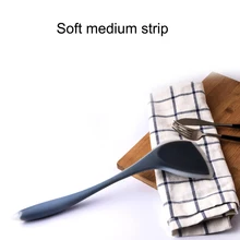 1 шт. антипригарная кухонная лопатка на длинной ручке утолщенные Инструменты Силиконовые полупрозрачные для приготовления капель