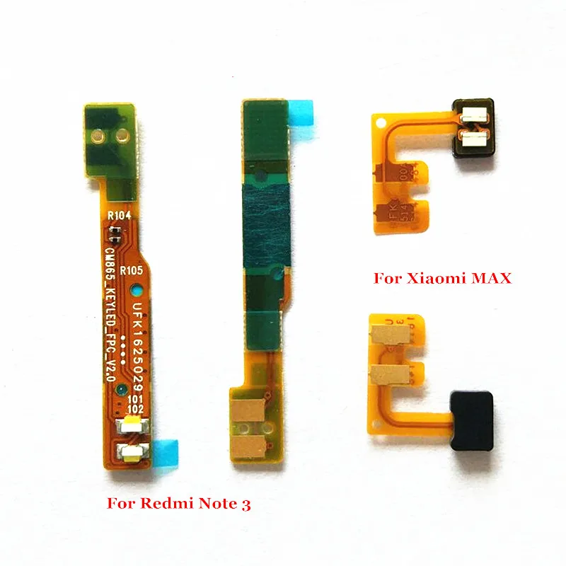 

For Xiaomi Mi Max 2 Mi 5X A1 Light LED FPC Button Flex Cable Repair Parts For Xiaomi Redmi Note 3 4 4x