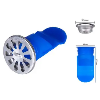 

46mm 35mm 28mm Deodorization Type Floor Drain Thread Kitchen Bathroom Floor Water Basin Toilet Drain Automatic Folding Filter