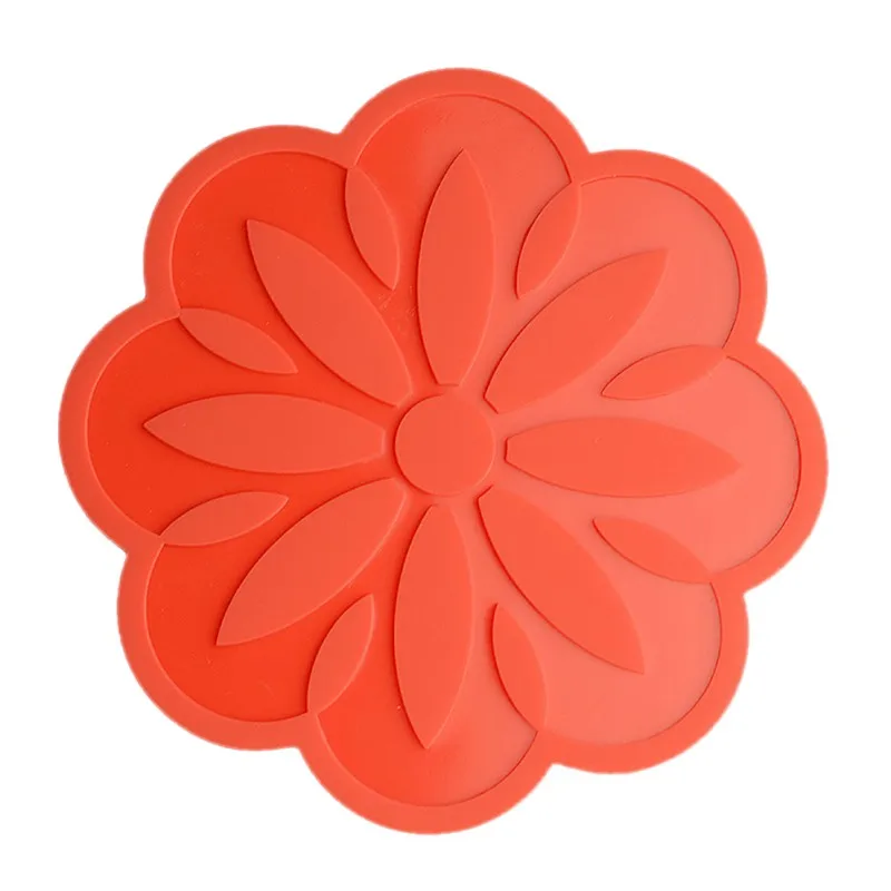 8PFlower Форма Настольная чашка коврик Ретро силиконовые подставки для напитков чашка для кофе столовые приборы гаджеты кухонный Декор см
