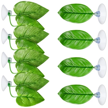 

8 Pieces Of Fighting Fish Leaf Bed Hammock Rest Double Leaf and Single Leaf Comfortable Laying