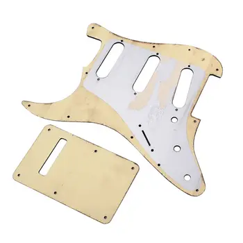 

Guitar PVC Pickguard Shield Scratch Plate with Back Cover Set