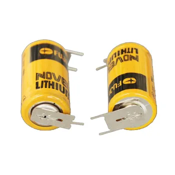 

Lot 2PCS Original CR2/3 8.L FUJI FDK CR 2/3AA CR2/3AA 8.L CR2/38.L 3V 2000mAh PLC Lithium Battery with Welding Foot Pins