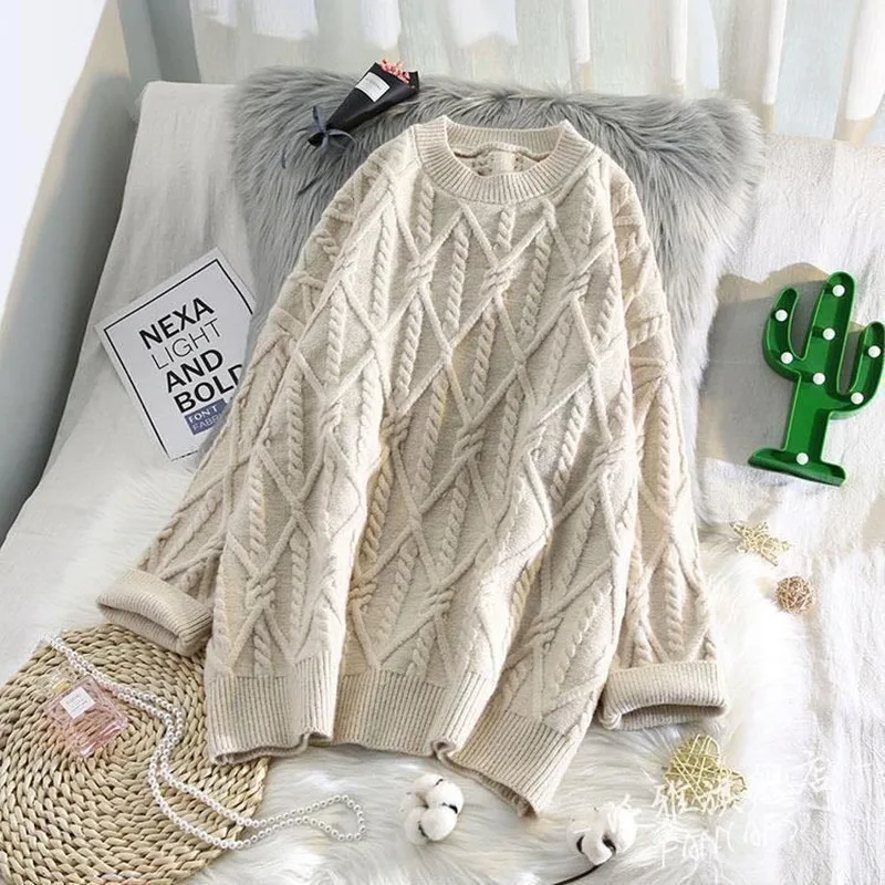 Женские Cвитера Mujer Suéteres de las mujeres, suéter de Mujer Suéteres Femme Chandails tirar Femme Hiver Camisetas Mujer Pullover Primavera de 2021