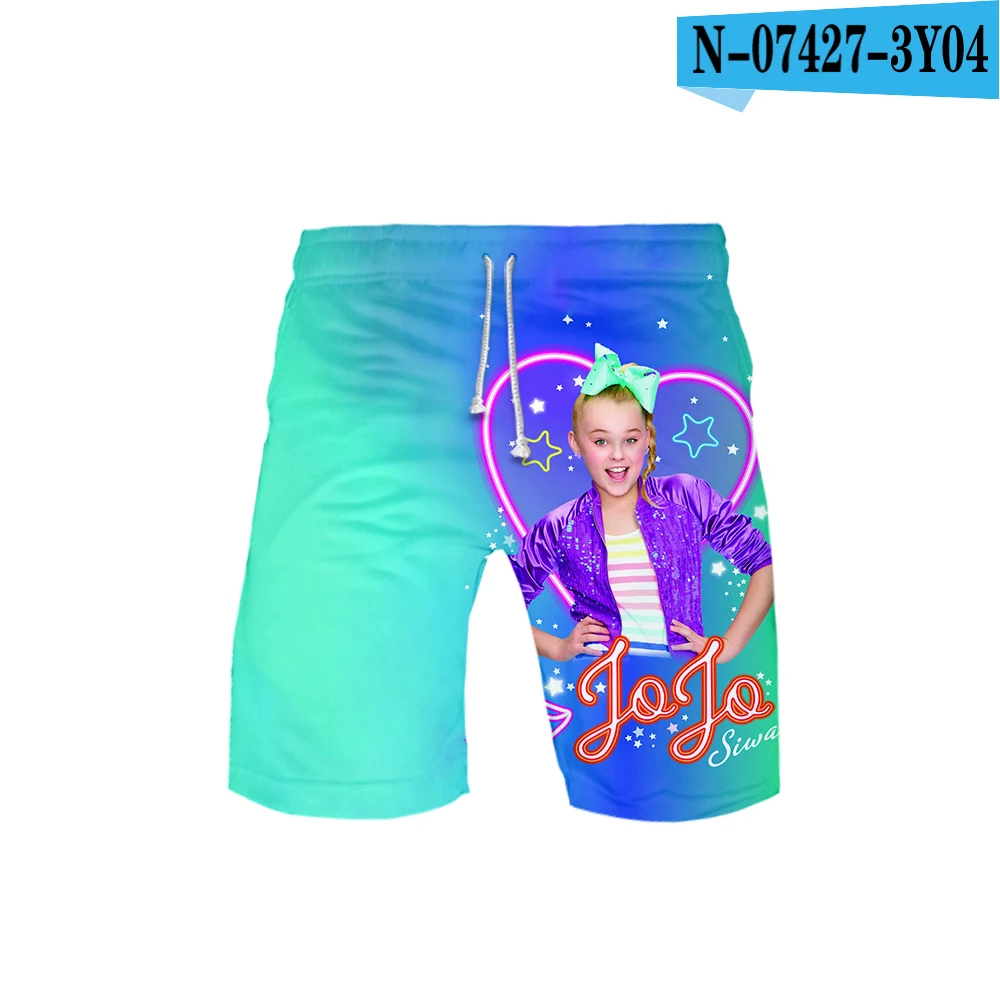 JOJO SIWA напечатанные 3D пляжные шорты Мужская модная уличная одежда шорты Горячая Распродажа Harajuku модная летняя одежда - Цвет: 6