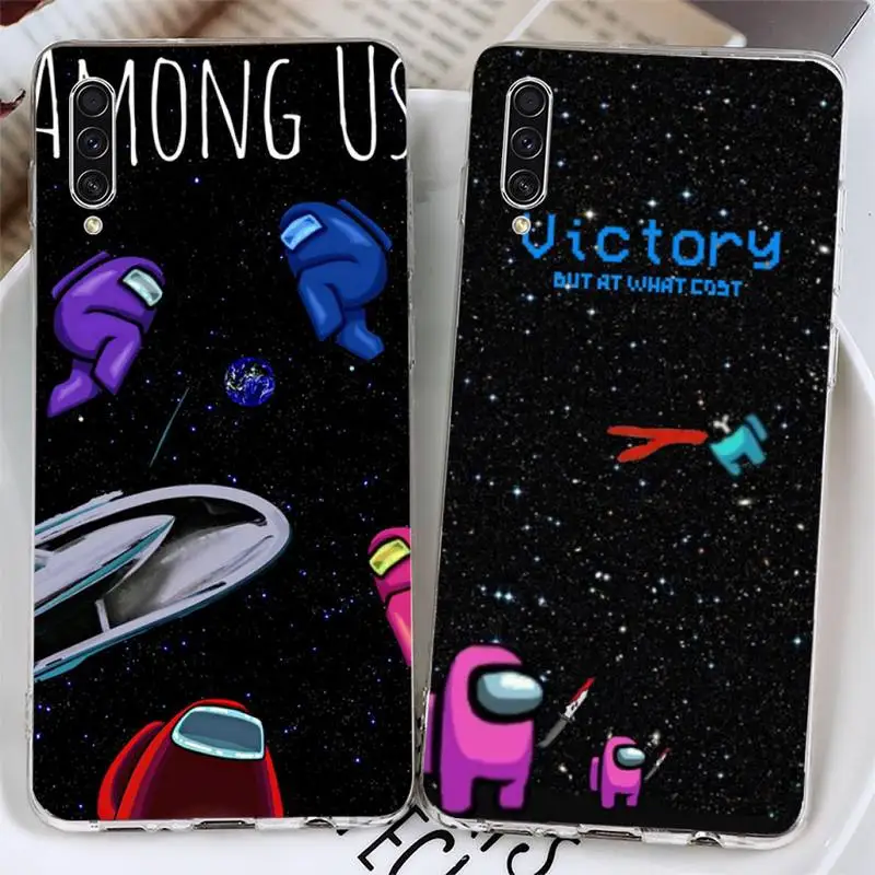 

among us hot funny game Phone Case For Samsung Galaxy S5 S6 S7 S8 S9 S10 S10e S20 edge plus lite