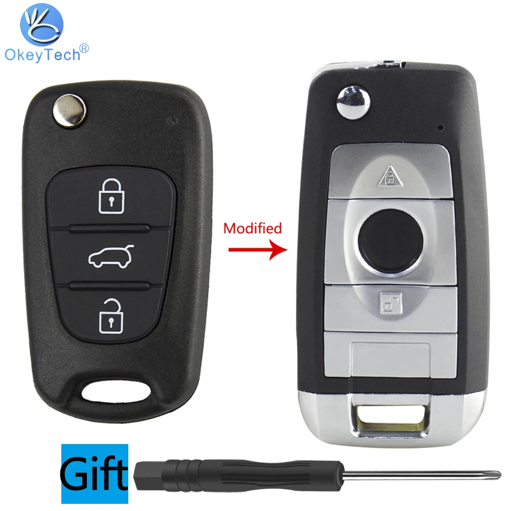 OkeyTech для Kia Rio 3 Picanto Ceed Cerato Sportage K2 K3 K5 Soul модифицированный Флип складной