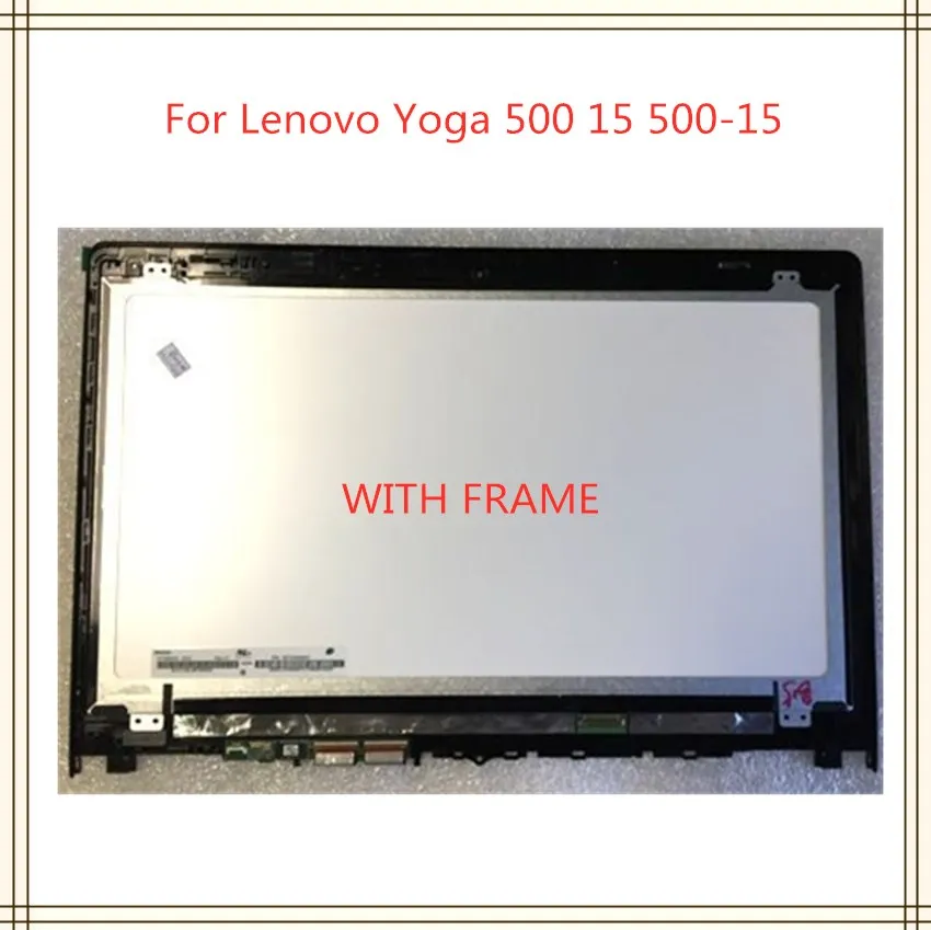 

For Lenovo Yoga 500 15 500-15ISK 80R6 15IBD 80N6 15IHW 15.6" LCD Touch Screen Digitizer+Bezel Assembly Display
