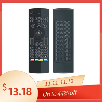 

MX3 Backlit Air Mouse Smart Remote Control 2.4G RF Wireless Keyboard for TV Box Android X96 Mini KM9 A95X H96 MAX