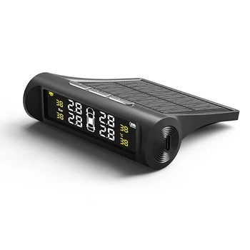 

AN001 Solar Car TPMS LCD Tire Pressure Monitoring System with 4 Sensors