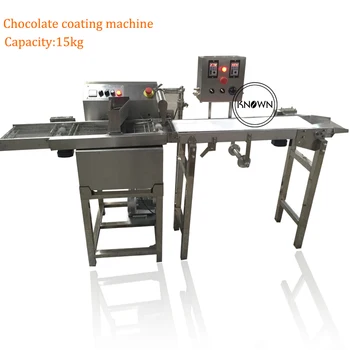

15kg/h The most popular!!! stainless steel Chocolate coating Machine chocolate enrober machine and cooling price