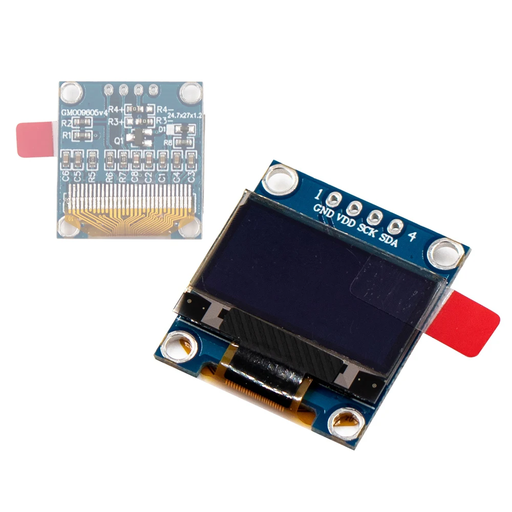 0 91 96 дюймовый IIC Серийный желтый синий oled дисплей модуль 128X64 I2C SSD1306 12864 плата с ЖК