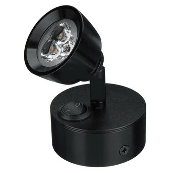 

3W 12-24V LED Bedside Reading Lamp Wall Spot Light For Boat Caravan Warm White car Reading Light with Mounting Bracket