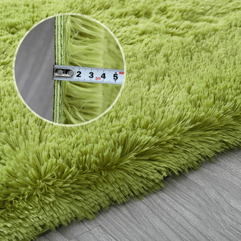 Green Carpet Floor Mat for Living Room Bedroom Kids Room