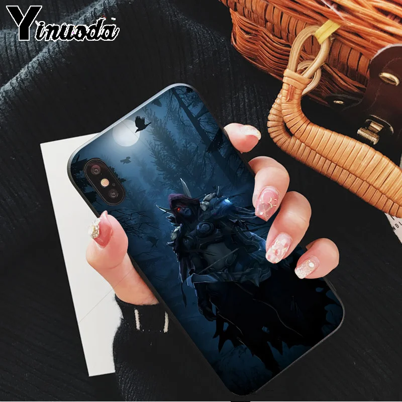 A3 Yinuoda World of Warcraft Arthas Sylvanas мягкий чехол из ТПУ для телефона iPhone 6S 6plus 7 7plus 8 8Plus X Xs MAX 5 5S XR 11 11pro - Цвет: A3
