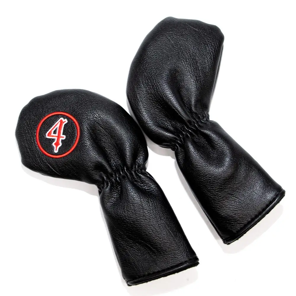 Golf Club Iron Cover Headcover Black Samile Style Golf Iron Head Covers Golf Club Iron Headovers Wedges Covers 10pcs/set