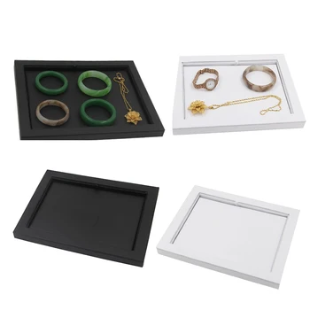 

Blesiya PU Leather Jewelry Tray for Necklace Earring Trinkets Display