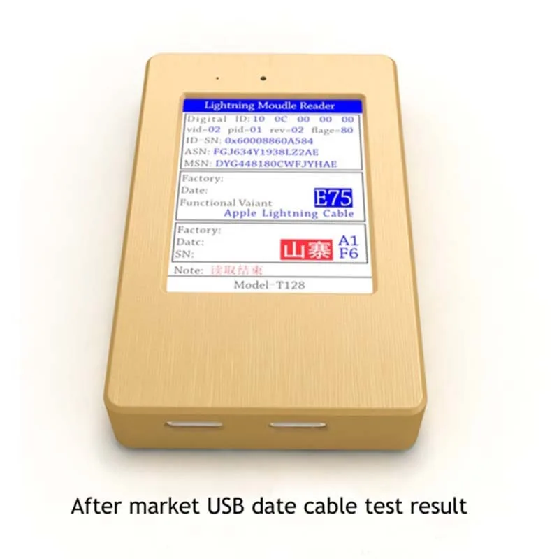 Мини-usb кабель детектор телефон зарядный кабель тестер для Indendifying или поддельный кабель для чтения данных инструмент проверки