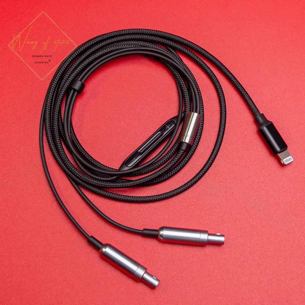 Кабель Hifi Occ для наушников Sennheiser HD800 HD800S HD820 Dharma D1000 Lightning микрофон пульт